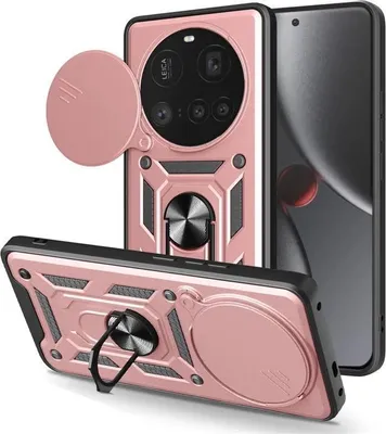 Produktbild von Hülle für Xiaomi 15 Ultra - Phonesta CamShield Back Cover mit Kamera-Slider - Roségold