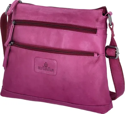 Produktbild von The Skandinavian Brand Leder Umhängetasche Purple : lila-50 Farbsortierung: lila-50