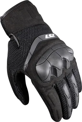 Image de Gants de moto pour femmes LS2 Kubra, couleur noire, taille S