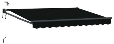 Produktbild von Elektrische ausziehbare Markise Schwarz 3,5 x 2,5 m