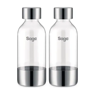Image de Pack 2 Bouteilles Gazéification Sage 0.6l Bouteilles Réutilisables, Compatibles Sage Infizz - Sage