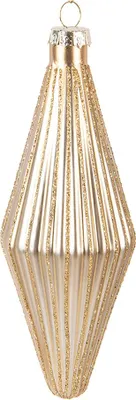 A single Christmas ornament on a white background.