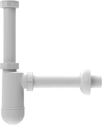 Obrázek produktu pro Hutterer & Lechner HL132/30 WT sifon DN32x5/4 palce s rozetou, 1 ks.