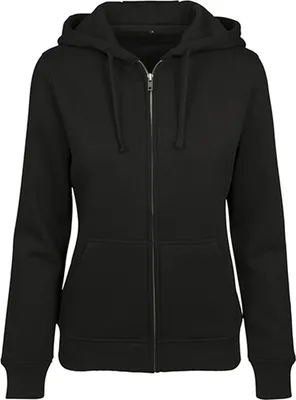 Produktbild von Build Your Brand Kapuzenjacke Damen Ladies Sweat Zip Hoody schwarz S