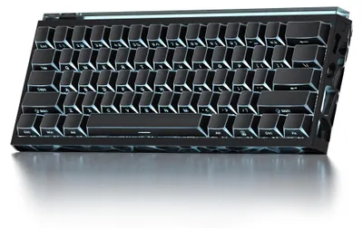 Image de Clavier magnétique mécanique, 60%, alliage d'aluminium, RGB