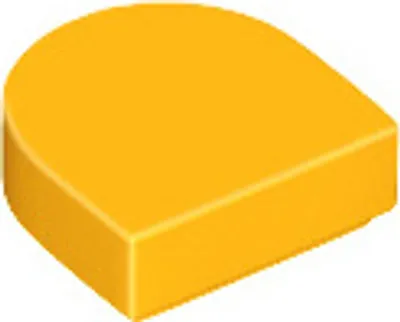 Produktbild von LEGO: 50 Fliesen, Größe 1x1 Noppen, abgerundet, sehr helles Orange