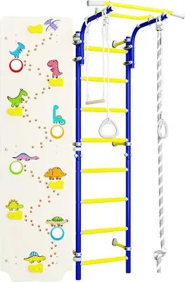 Produktbild von Sprossenwand kinderzimmer Next-1 Dino | Kletterwand | Turngeräte | Wandmontage