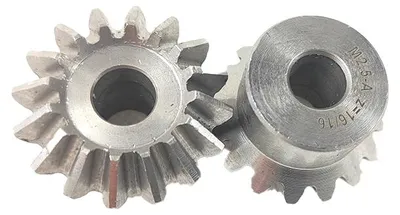 Immagine prodotto di Ingranaggi conici, modulo 2,5, Z=16/16, rapporto 1:1, tipo A, dentatura diritta, Ozdowski