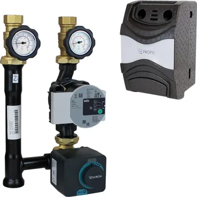 Produktbild von ProfiMix Heizkreispumpengruppe mit Drei-Wege-Mischer, Environ END05 Stellmotor und Wilo Para 25/6 Hocheffizienzpumpe