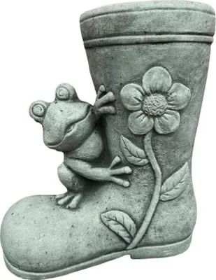 Produktbild von Schöner Frosch Stiefel aus Steinguss Neu Frostfest Witterungsbeständig DE-510