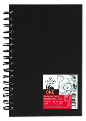 Immagine prodotto di Sketchbook Canson Art Book One 21,6 × 27,9 cm, 100 g/m², 80 fogli