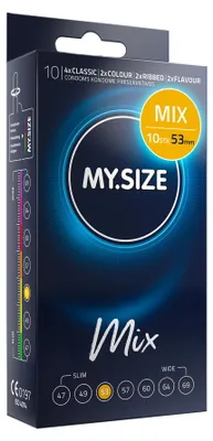 Image de Préservatifs MY.SIZE Mix 53 mm - 10 pièces