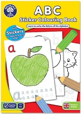 Immagine prodotto di Libro da colorare con attività in inglese e immagini ABC