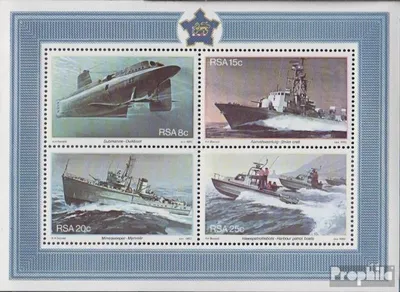Produktbild von Briefmarken Südafrika 1982 Mi Block13 (kompl.Ausg.) gestempelt Marinebasis Simonstown