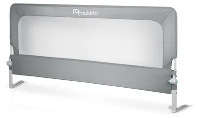 Produktbild von Nukido NK-228 Schutzgitter für Bett, 200 cm, grau