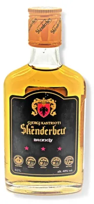 Produktbild von Skenderbeu Konjak - der Brandy als Flachmann