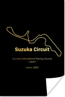 Produktbild von MuchoWow® Poster Rennstrecke - Formel 1 - Suzuka 80x120 cm - Papierdruck