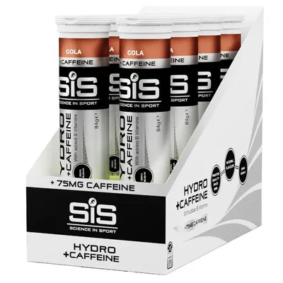 Produktbild von SIS GO Hydro Tablet (8x20Tabs) Cola + Caffeine - Energie & Ausdauer - Elektrolyte