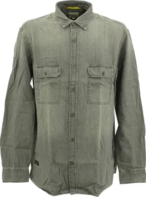Produktbild von 30109 Camel Active, ,  Herren langarm Hemd, Twill, grey , M