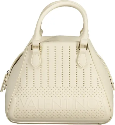 Image de Élégant sac à main pour femmes, de couleur blanche, avec un design polyvalent et orné du logo