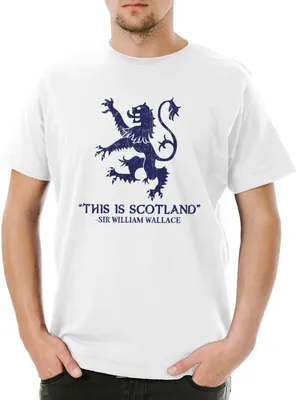 Produktbild von Urban Backwoods This Is Scotland, Herren T-Shirt, Farbe: Weiß, Größe: 3XL