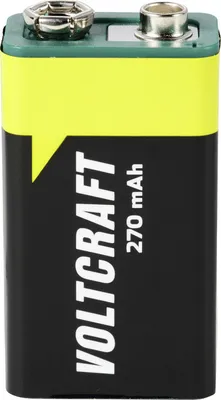 Immagine prodotto di VOLTCRAFT Endurance 6LR61 9 V Block-Akku NiMH 270 mAh 8,4 V 1 St