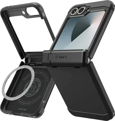Obrázok produktu pre Spigen Tough Armor Pro (MagFit), Ochranný obal, Samsung, Galaxy Z Flip 6, 17 cm (6.7"), Čierna