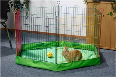 Produktbild von Beeztees Boden - Minifreigehege - 105x105x10 cm