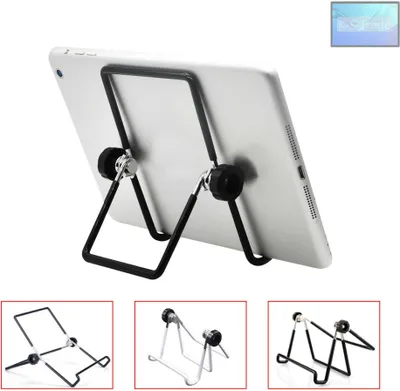 Produktbild von K-S-Trade Tablet-Ständer Tablet-Halterung Tablet-Aufsteller kompatibel mit Ulefone Tab 7 faltbarer Tischständer Tablet Halterung