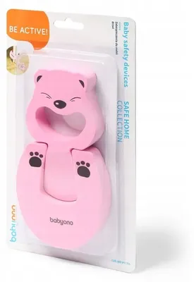 Obrázok produktu pre Babyono Súprava bezpečnostných prvkov na dvere, ružová, 947/01, detská ochrana