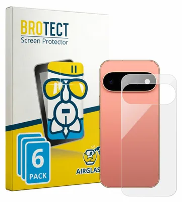Produktbild von 6x BROTECT Schutzglas für Google Pixel 11 Pro (Rückseite) Schutzfolie Panzer Folie Glas Display Schutz klar