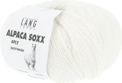 Produktbild von Lang Yarns - Alpaca Soxx 4-fach/4-PLY 0002 weiss