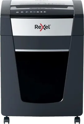 Produktbild von Rexel P515+ Aktenvernichter mit Partikelschnitt P-5, 2 x 15 mm, bis 15 Blatt, grau