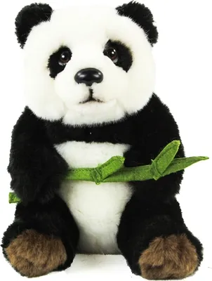 Produktbild von Kuscheltier Panda Huy 16 cm schwarz-weiß Uni-Toys