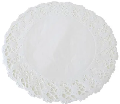 Produktbild von AXENTIA Tortenspitzen rund 36 cm weiß 6 Stück