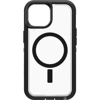 Image de Coque Otterbox Defender Xt transparente OTT.77-93336 pour iPhone 15, 14 et 13 (noir transparent)