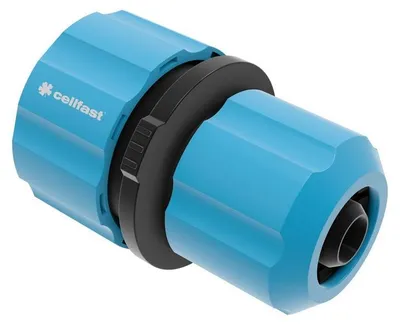 Produktbild von CELLFAST 53-110, Schlauchanschluss, 3/4 5/8 1/2", Weiblich/Weiblich, ABS, Polycarbonat (PC), Blau