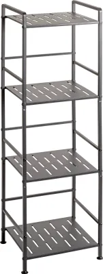 Produktbild von HAKU Regal Badregal anthrazit - Metall, B/H/T: 33x106x28 cm