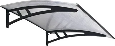 Obrázek produktu pro Vchodová stříška Calisto 950 x 1360 x 245 mm šedá