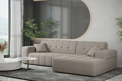 Produktbild von Kaiser Möbel Ecksofa Eckcouch NIMES stoff Verita Warmbeige Rechts