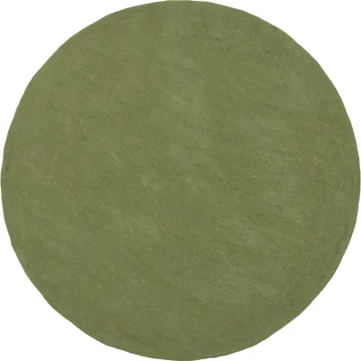Produktbild von Mono Filzteppich Rund ø 250 cm Grün