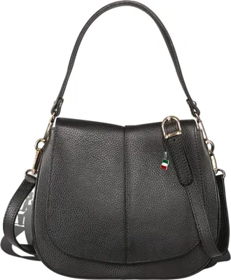 Produktbild von Florence Damen Umhängetasche Tasche schwarz Leder Größe 27x9x26 D2OTF178S1