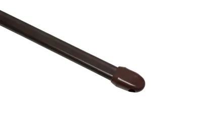 Produktbild von Gardinia Vitragestange flachoval 11 mm braun 60 - 100 cm