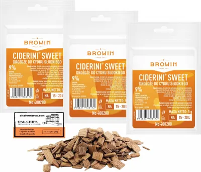Produktbild von 3 x Hefe für Apfelwein – Ciderini SWEET 5g/20L, Hefe zur Apfelweingärung, Hefe für Apfel und Birne, Cider Hefe