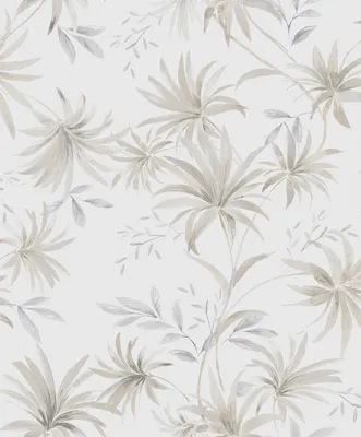 Zdjęcie produktu dla Sanders & Sanders tapeta liście szary 53 cm x 10 m