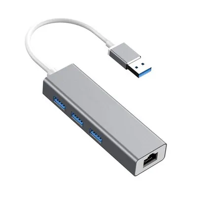Immagine prodotto di Hub 3 porte Usb 3.0, 1 porta Usb 3.0, 1 porta LAN Gigabit