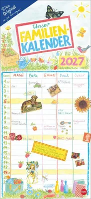 Produktbild von Heye Familienplaner 2027 Kohwagner Unser 22x48cm