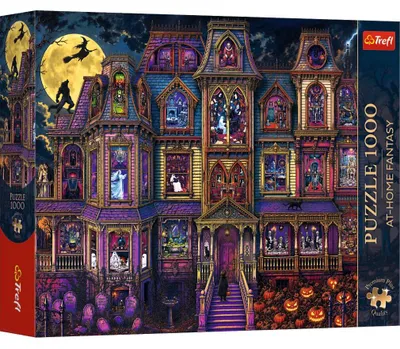 Image de TREFL Puzzle Premium Plus Fantasy, collection "Maison hantée", 1000 pièces