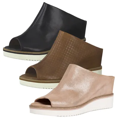 Produktbild von Tamaris Damen Pantoletten Plateau Keilabsatz Clogs 1-27200-26, Größe:40 EU, Farbe:Schwarz