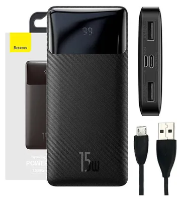 Immagine prodotto di Baseus Bipow Polimero di Litio (LiPo) 10000 mAh Nero
